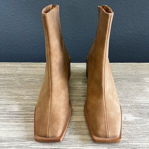 NWOT!!! ShuShop Ysla Tan Ankle Booties